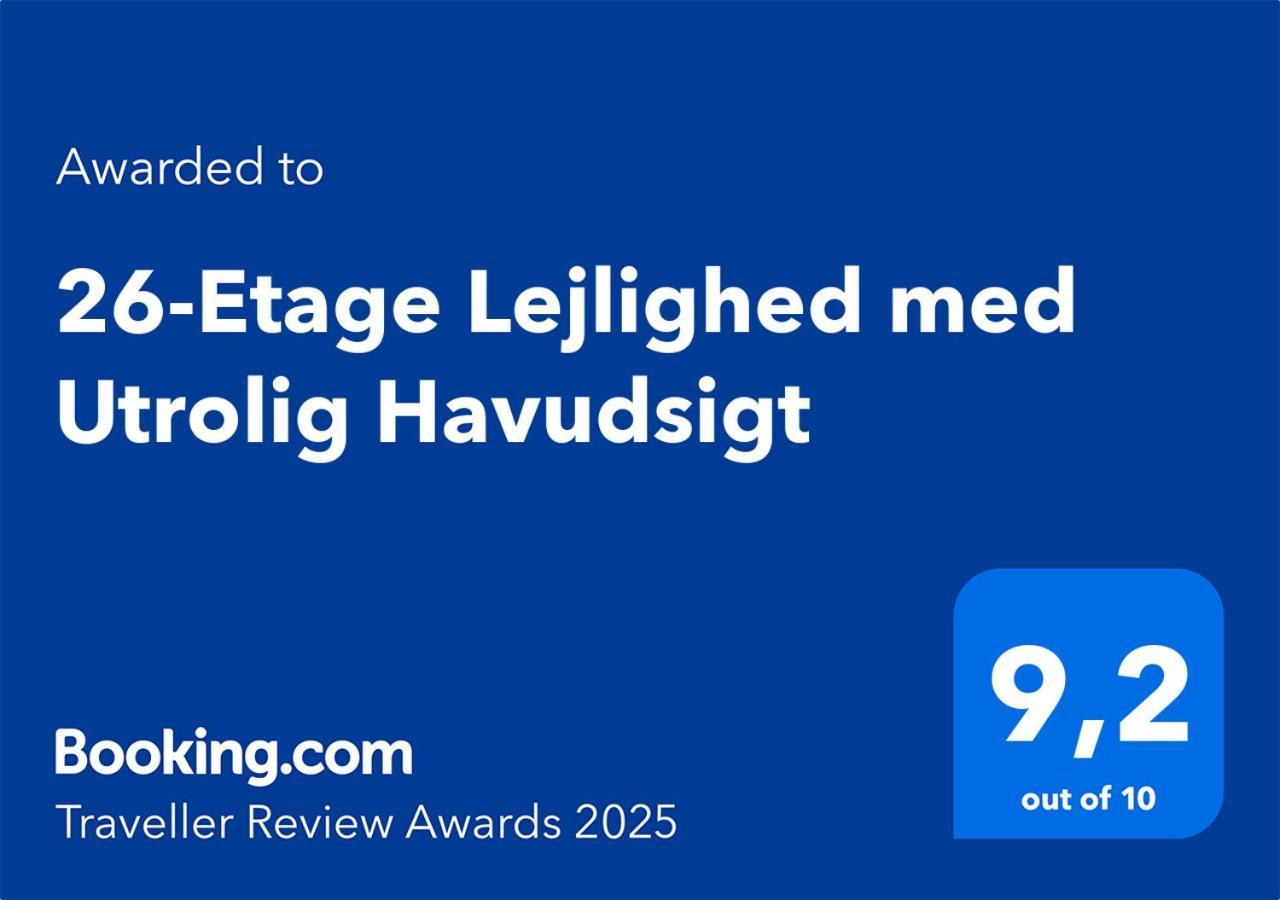 26-Etage Lejlighed Med Utrolig Havudsigt Aarhus Exterior photo